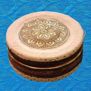 Meenakari steel container box - Image 3