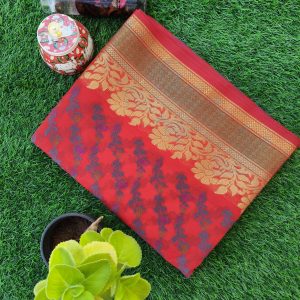 Banarasi Cotton  Saree - Image 2