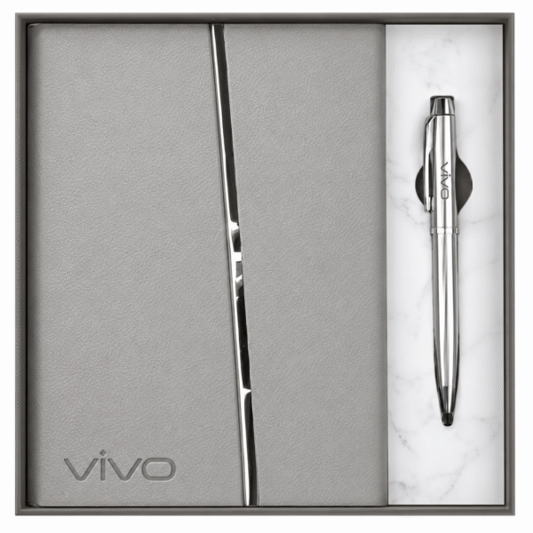 Luxury Notebook & Metal Pen Combo