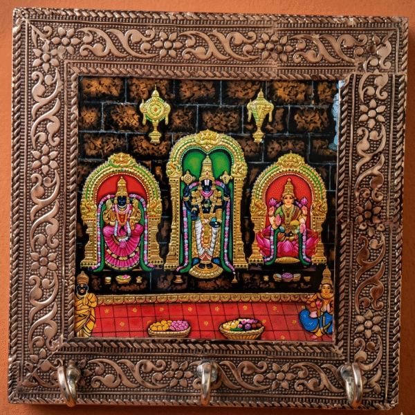 Traditional Indian Festive Wall Hanging Key Organizer