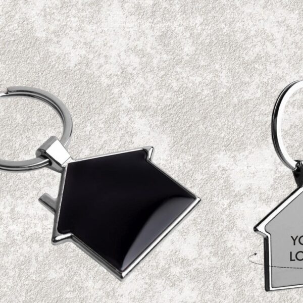 House Shape Keychain – Perfect Real Estate Gift or Custom Key Ring