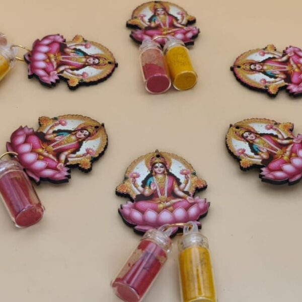 MDF Lakshmi Magnet – Decorative Fridge Magnet for Indian Festivals