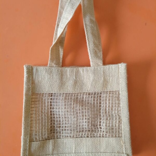 Ethnic Jute Potli Bag for Women – Festive Gift Bag with Drawstring