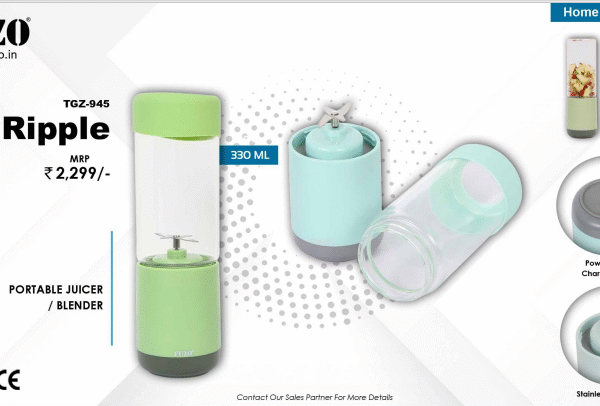 Portable USB Rechargeable Juicer Blender – Mini Smoothie Maker for Shakes, Juices & Protein Drink